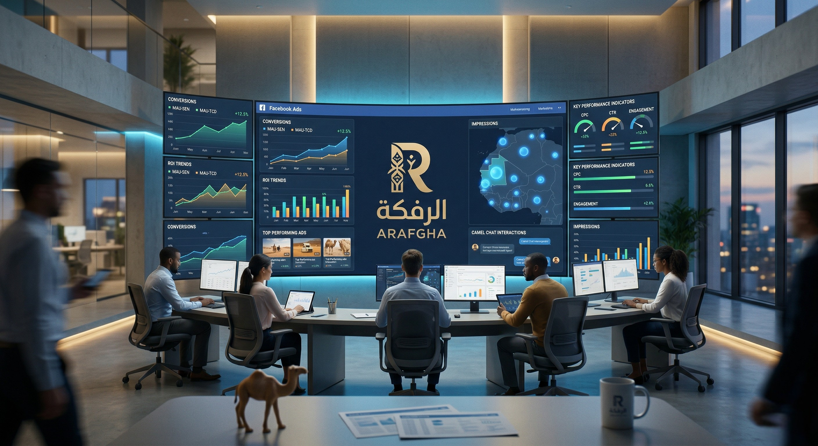 أسطول التوصيل الخاص بالرفكة